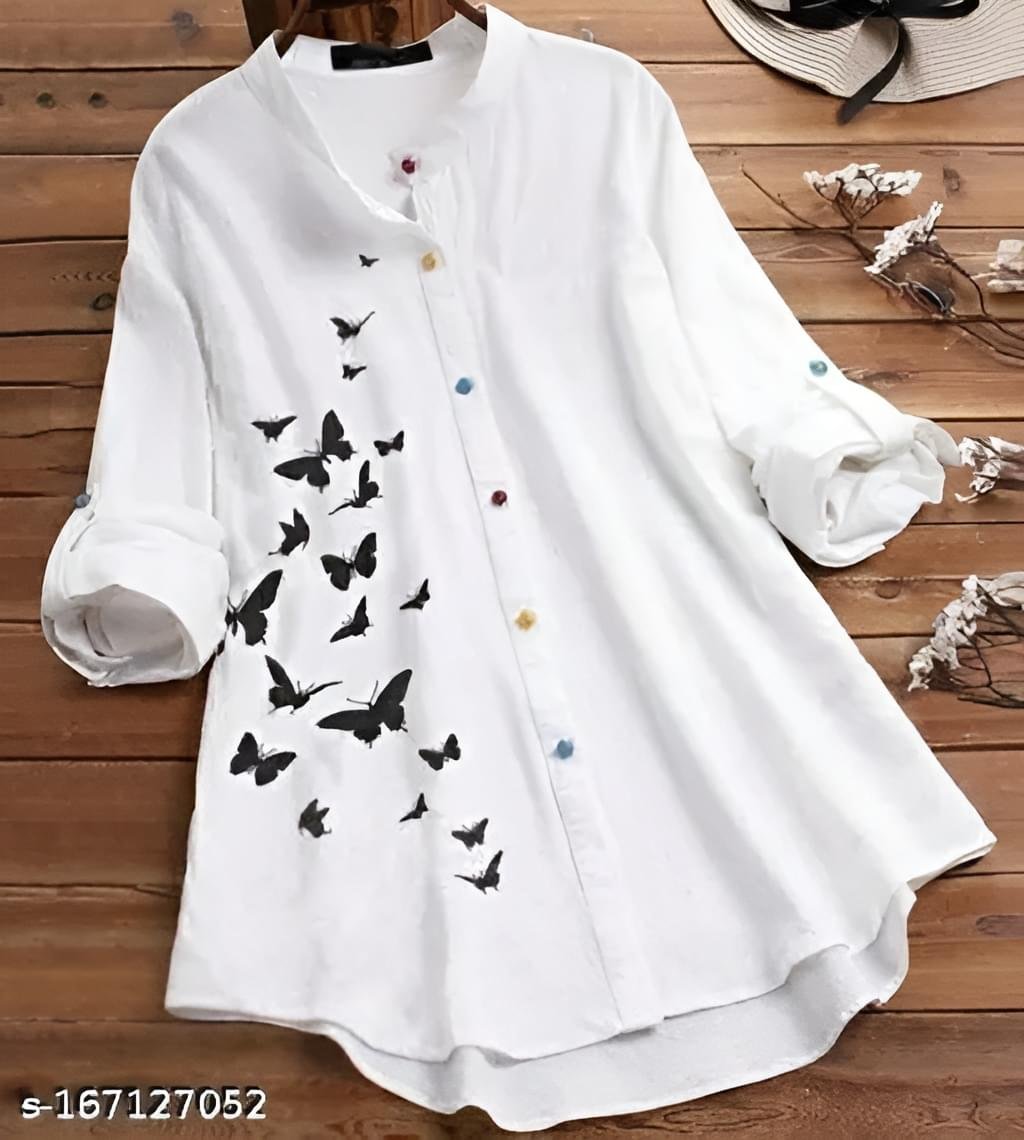 trendy womens printed shirt